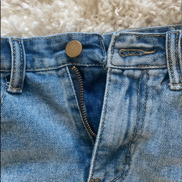 Denim Cut Off Shorts - Picture 3 of 7